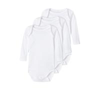name it - NBNBODY 3P LS SOLID WHITE 3 NOOS - Bright White - 92