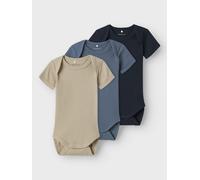 NAME IT - NBNBODY 3P SS SOLID RIB NOOS china blue - Gr. - 50