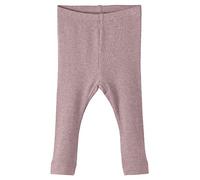 NAME IT Unisex Baby NBNKAB NOOS Legging, Deauville Mauve/Detail:Melange, 86