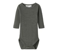 NAME IT - NBNWAX WOOL RIB LS BODY NOOS Mulled Basil - Gr. - 80