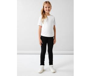 Name it-NKFDAVINA SOLID SWE LEGGING BRU N NOOS-Black - 104