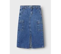 NAME IT - NKFMARIA DNM LONG CARGO SKIRT 2718-BE BF medium blue denim - Gr. - 158