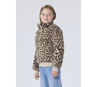Name It "NKFMILA JACKET PB" ohne Kapuze Kunstfaser (62259517-128) humus aop:leo