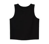 NAME IT Mädchen Nkfnakal Sl Crop Noos Tanktop, Schwarz, 122-128 EU