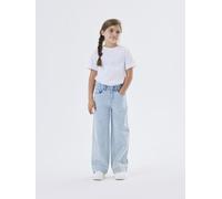 name it - NKFROSE HW WIDE JEANS 1356-ON NOOS - Light Blue Denim - 122