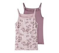 name it - NKFSTRAP TOP 2P ARCTIC FLOWERS NOOS - Arctic Dusk - 146/152