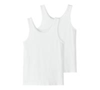 NAME IT - NKFUU TANK TOP 2P NOOS bright white, 146/152