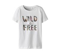 Name it - Bekleidung Nkfvanaya Ss Top Noos 13241652 - weiß - Größe 7 - 8A