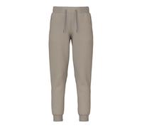 Trainingshose NAME IT "NKMHONK BRU SWE PANT NOOS", Jungen, Gr. 92, N-Gr, beige (pure cashmere), Web, Obermaterial: 95% Baumwolle, 5% Elasthan, unifarben, regular fit knöchellang, Hosen Trainingshose (