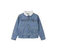 NAME IT Jungen Nkmjack Teddy DNM Jacket 1101-ov N Jeansjacke, Medium Blue Denim, 134