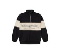 Sweatshirt NAME IT "NKMOBORDE LS RLX SWEAT BRU" Gr. 146 (152), schwarz (black) Jungen Sweatshirts (52227035-146) black