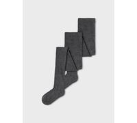 NAME IT - NKNPANTYHOSE RIB 2P NOOS dark grey melange - Gr. - 86/92