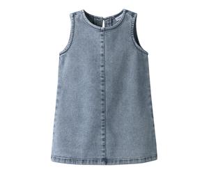 NAME IT - NMFAMELIA SL DNM DRESS 2188-GY T Medium Blue Denim - Gr. - 122