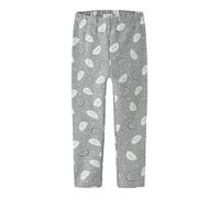 NAME IT - NMFDAVINA AOP SWE LEGGING BRU Grey Melange - Gr. - 122