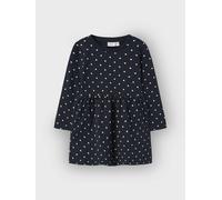 Name IT Mädchen Nmfdavina Ls Sweat Bru Dress Noos, Dark Sapphire, 116