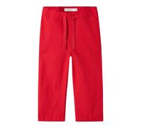 NAME IT - NMFFALINNEN STRAIGHT PANT Chinese Red - Gr. - 104