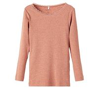 NAME IT Mädchen NMFKAB LS TOP NOOS T-Shirt, Peyote Melange, 86