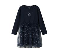 NAME IT - NMFRARANA LS DRESS PB dark sapphire - Gr. - 110