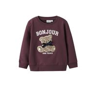 NAME IT - NMFREAR LS SWEAT BRU burgundy - Gr. - 98