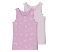 NAME IT Mädchen NMFTANK TOP 2P Butterfly NOOS Unterhemd, Pink Lavender, 92 (2er Pack)