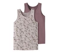 NAME IT - NMFTANK TOP 2P VIOLETFLOWER NOOS Violet Ice - Gr. - 92