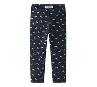 Leggings NAME IT "NMFTAVINA SWEAT FLEECE LEGGING BRU NOOS" Gr. 122, N-Gr, blau (dark sapphire) Mädchen Hosen (27314821-122) dark sapphire