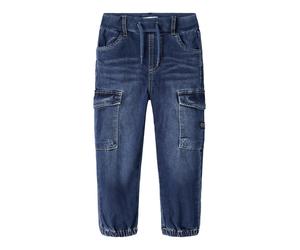 NAME IT - NMMBEN BAGGY R CARGO JEANS 9770-YT NOOS Dark Blue Denim - Gr. - 116