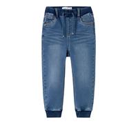 Name it-NMMBEN BAGGY R FLEECE JEANS - Medium Blue Denim - 92