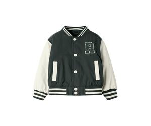 NAME IT - NMMMAINS VARSITY JACKET Green Gables - Gr. - 110