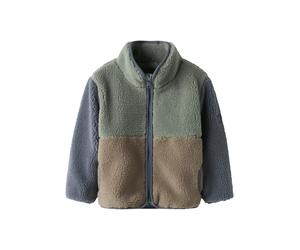 NAME IT - NMMMIMBA SHERPA JACKET chinois green - Gr. - 104