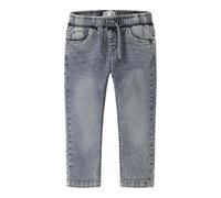 Schlupfjeans NAME IT "NMMRYAN SLIM SWE JEANS 2472-TH NOOS", Jungen, Gr. 116, N-Gr, vintage medium blau denim, Denim/Jeans, Obermaterial: 70% Baumwolle, 27% Polyester, 3% Elasthan, leichte Abriebeffekt