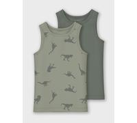 NAME IT - NMMTANK TOP 2P AGAVE GREEN DINO NOOS agave green - Gr. - 92