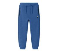 Sweathose NAME IT "NMMVIMO SWE PANT BRU NOOS", Jungen, Gr. 104, N-Gr, delft, Sweatware, Obermaterial: 60% Baumwolle, 40% Polyester, unifarben, regular fit normal, Hosen Sweathose (29733103-104) delft