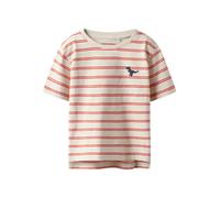 Name it-NMMVOBY SS NREG TOP - Whitecap Gray/Paprika - 92