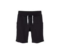 Name IT NOS Jungen NKMVERMO Long SWE UNB NOOS Shorts, Schwarz (Black), (Herstellergröße: 104)