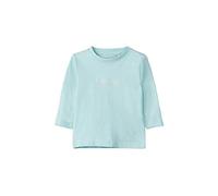 Name IT NOS Unisex Baby Sweatshirt NBNDELINUS LS TOP, Blau (Canal Blue), (Herstellergröße: 56)
