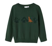 NAME IT Pullover Dinos 104 dunkelgrün