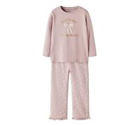 Schlafanzug NAME IT "NMFRAGNA NIGHT SET BOX", Jungen, Gr. 116, keepsake lila, Jersey, Obermaterial: 95% Baumwolle, 5% Elasthan, bedruckt, Rundhals, Homewear-Sets Schlafanzug (31105567-116) keepsake li