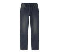 Slim-fit-Jeans NAME IT "NKMRYAN SLIM SWE JEANS 5225-TH NOOS", Jungen, Gr. 128, N-Gr, blau (blau schwarz denim), Denim/Jeans, Obermaterial: 70% Baumwolle, 27% Polyester, 3% Elasthan, leichte Abriebeffe