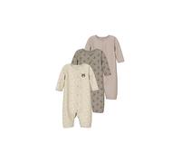 NAME IT Schlafoverall 3er Pkg. NBNNIGHTSUIT beige | 62