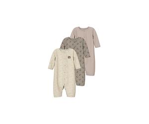 NAME IT Schlafoverall 3er Pkg. NBNNIGHTSUIT beige | 80