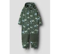 Name It "NMMALFA08 SOFTSHELL SUIT AOP 1FO NOOS" mit dekorativen und reflektierenden Details (22045058-80) jungle grün aop:dino adventure