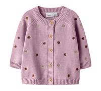 NAME IT Strickjacke Blumenstickerei 68 rosa/bunt