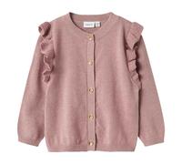 name it Strickjacke Glitzer mit Volant - Deauville Mauve tone in tone lurex 104