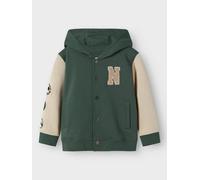Name it Sweatjacke - 116 / garden topiary / 100% Bio-Baumwolle