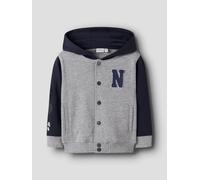 Name it Sweatjacke - 98 / grey melange / 100% Bio-Baumwolle