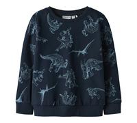 NAME IT Sweatshirt Dinos 104 marine/hellblau