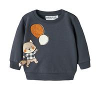 NAME IT Sweatshirt Fuchs Luftballons 80 marine/bunt sweat
