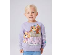 NAME IT Mädchen Nmfjara Paw Nreg Sweat Bru Noos Cplg, Lavender Gray, 92 EU