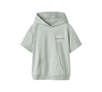 name it Sweatshirt Kurzarm weiß pale aqua 134/140